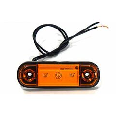 Фонарь габаритный желтый LED (12/24) 3 диода