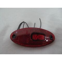 Фонарь габаритный LED красный овал (ан.ГФ 2)