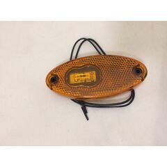 Фонарь габаритный LED желтый овал (аналог ГФ 2)