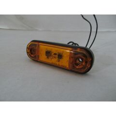 Фонарь габаритный желтый LED (12/24)