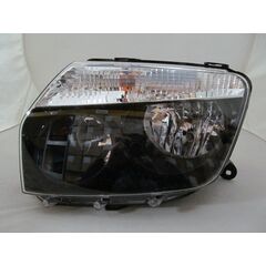 Блок-фара Рено Дастер (Renault Duster) левая (черная) 260609877R
