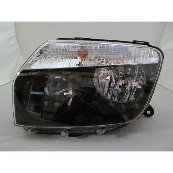 Блок-фара Рено Дастер (Renault Duster) левая (черная) 260609877R