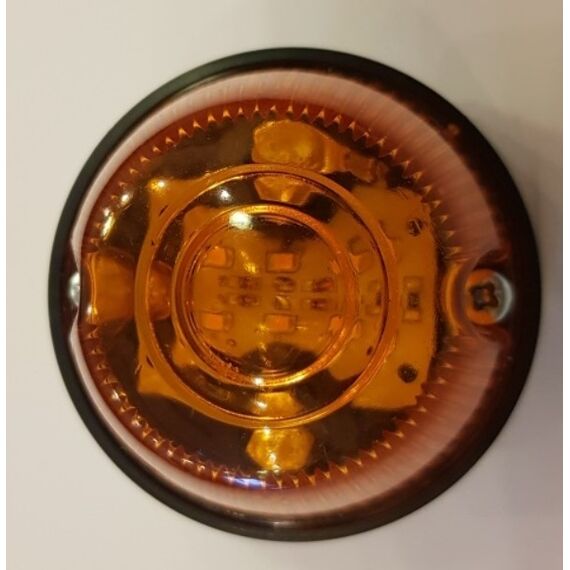 Повторитель поворота УП101-6LED  (24В) МАЗ, желтый универсальный с пыльником
