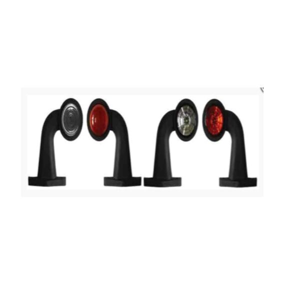 Фонарь полного габарита ФГ-16-04LED бегущий бело-красный